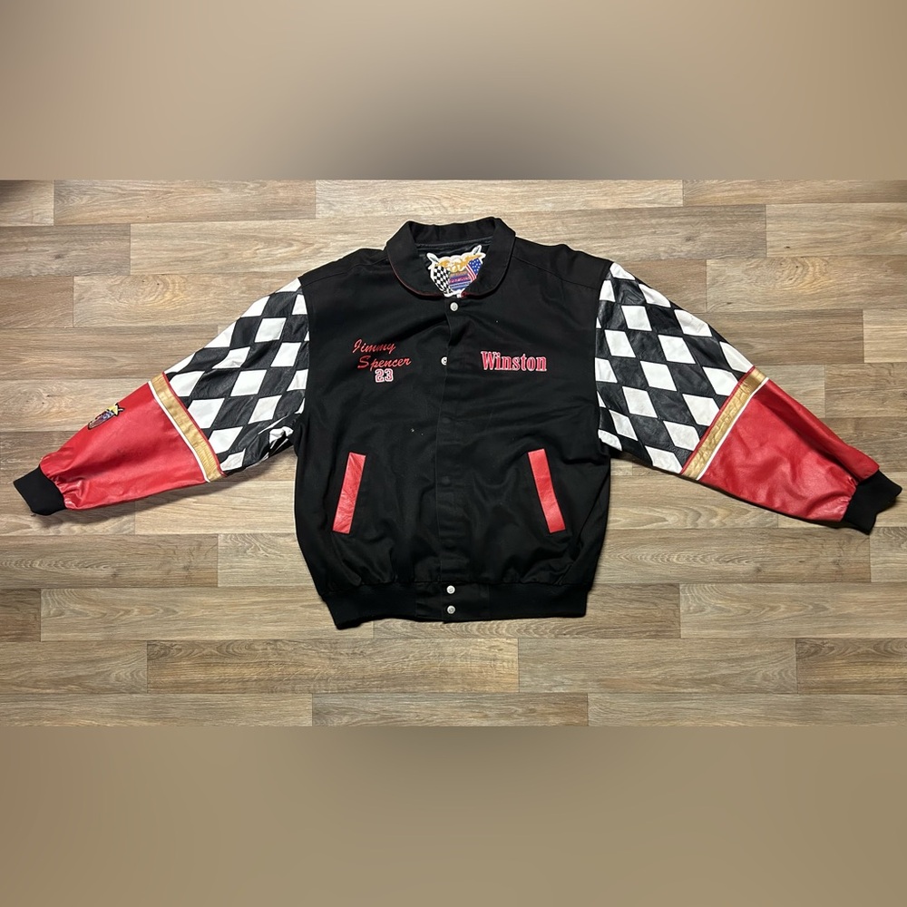 JH Jeff Hamilton Design Racing Collection Winston #23 Nascar Jacket No Bull.